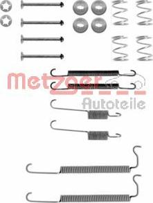 Metzger 105-0629 - Комплектуючі, барабанний гальмівний механізм autozip.com.ua
