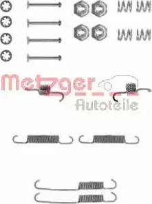 Metzger 105-0673 - Комплектуючі, барабанний гальмівний механізм autozip.com.ua