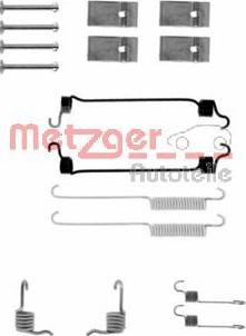 Metzger 105-0677 - Комплектуючі, барабанний гальмівний механізм autozip.com.ua