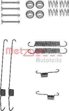 Metzger 105-0001 - Комплектуючі, барабанний гальмівний механізм autozip.com.ua