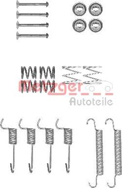 Metzger 105-0008 - Комплектуючі, гальмівна система autozip.com.ua