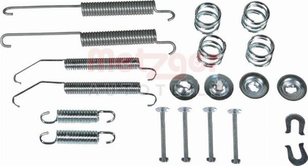Metzger 105-0033 - Комплектуючі, барабанний гальмівний механізм autozip.com.ua