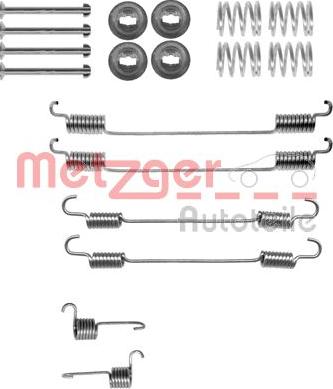 Metzger 105-0021 - Комплектуючі, барабанний гальмівний механізм autozip.com.ua