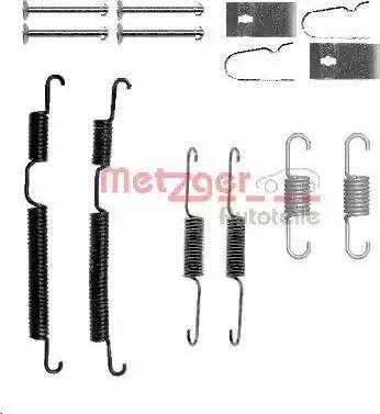 Metzger 105-0885 - Комплектуючі, барабанний гальмівний механізм autozip.com.ua