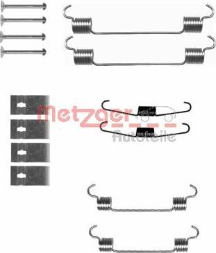 Metzger 105-0833 - Комплектуючі, барабанний гальмівний механізм autozip.com.ua