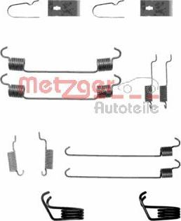 Metzger 105-0799 - Комплектуючі, барабанний гальмівний механізм autozip.com.ua