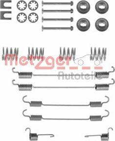 Metzger 105-0747 - Комплектуючі, барабанний гальмівний механізм autozip.com.ua