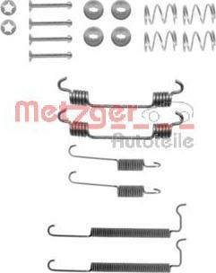 Metzger 105-0709 - Комплектуючі, барабанний гальмівний механізм autozip.com.ua