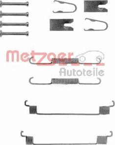 Metzger 105-0789 - Комплектуючі, барабанний гальмівний механізм autozip.com.ua