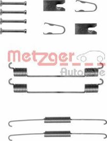 Metzger 105-0781 - Комплектуючі, барабанний гальмівний механізм autozip.com.ua