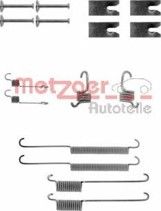 Metzger 105-0732 - Комплектуючі, барабанний гальмівний механізм autozip.com.ua