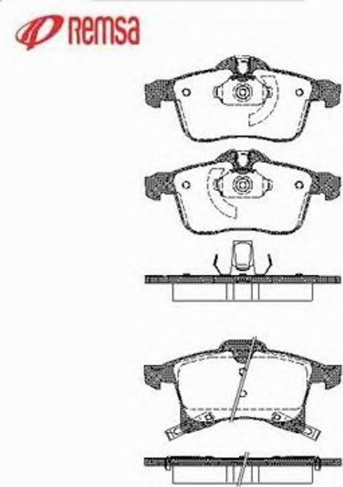 Metzger 103602 - Гальмівні колодки, дискові гальма autozip.com.ua