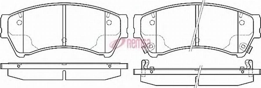 Metzger 119602 - Гальмівні колодки, дискові гальма autozip.com.ua