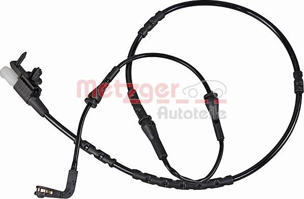 Metzger 1190380 - Сигналізатор, знос гальмівних колодок autozip.com.ua
