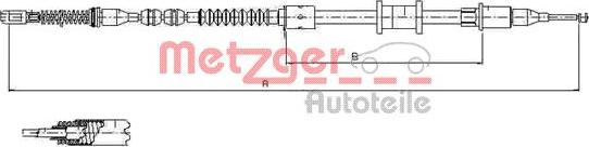 Metzger 11.5923 - Трос, гальмівна система autozip.com.ua