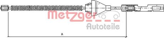 Metzger 11.5454 - Трос, гальмівна система autozip.com.ua