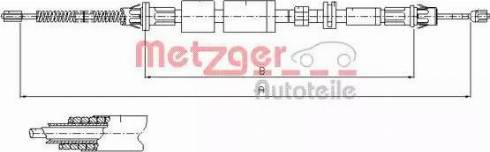 Metzger 11.5502 - Трос, гальмівна система autozip.com.ua