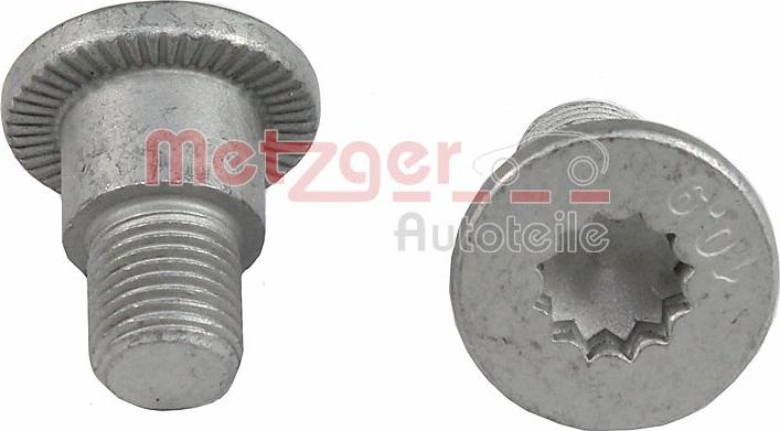 Metzger 11679K - Болт, диск гальмівного механізму autozip.com.ua
