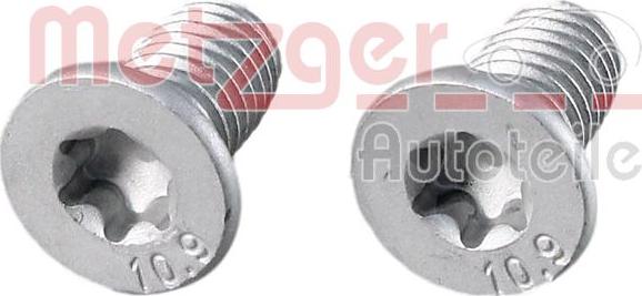 Metzger 11670K - Болт, диск гальмівного механізму autozip.com.ua