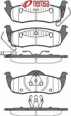 Metzger 1170766 - Гальмівні колодки, дискові гальма autozip.com.ua