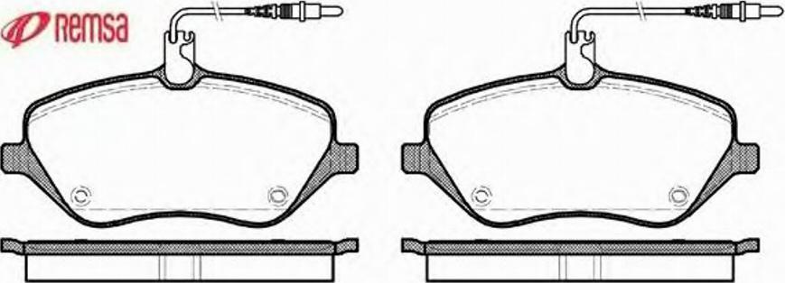 Metzger 110104 - Гальмівні колодки, дискові гальма autozip.com.ua