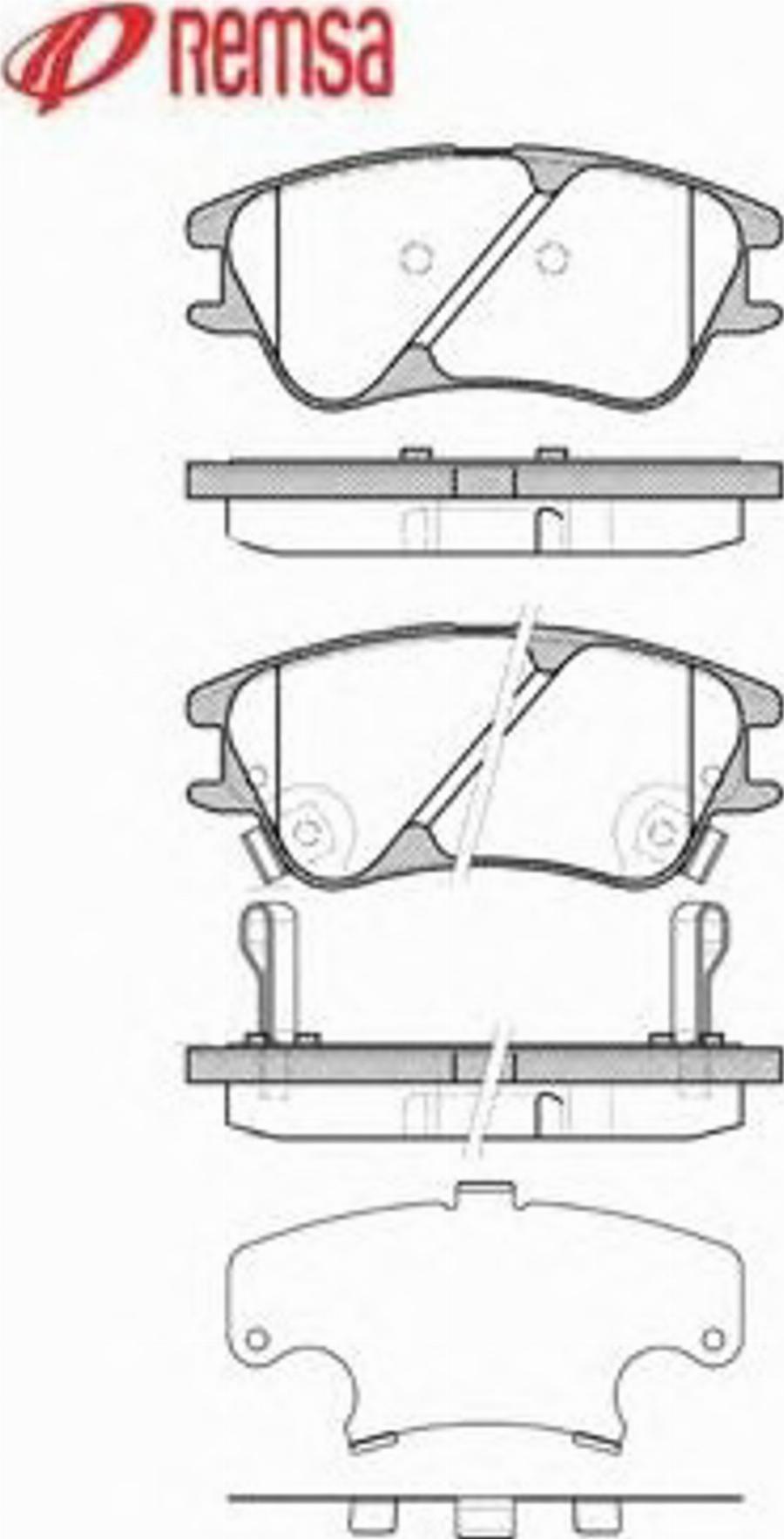 Metzger 113902 - Гальмівні колодки, дискові гальма autozip.com.ua