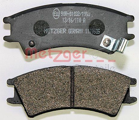 Metzger 1170535 - Гальмівні колодки, дискові гальма autozip.com.ua