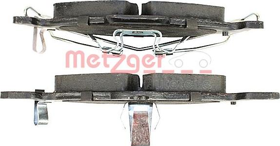 Metzger 1170063 - Гальмівні колодки, дискові гальма autozip.com.ua