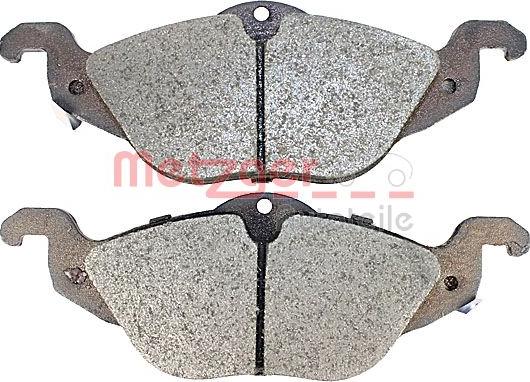 Metzger 1170063 - Гальмівні колодки, дискові гальма autozip.com.ua