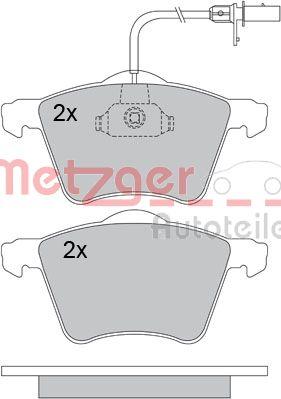 Metzger 1170104 - Гальмівні колодки, дискові гальма autozip.com.ua