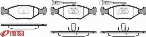 Metzger 1170806 - Гальмівні колодки, дискові гальма autozip.com.ua