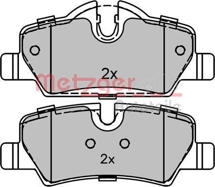 Metzger 1170819 - Гальмівні колодки, дискові гальма autozip.com.ua