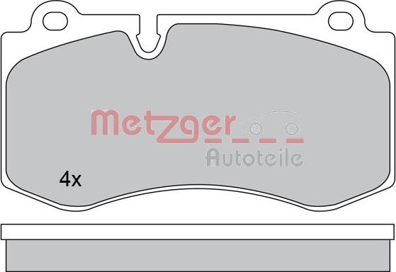 Metzger 1170383 - Гальмівні колодки, дискові гальма autozip.com.ua