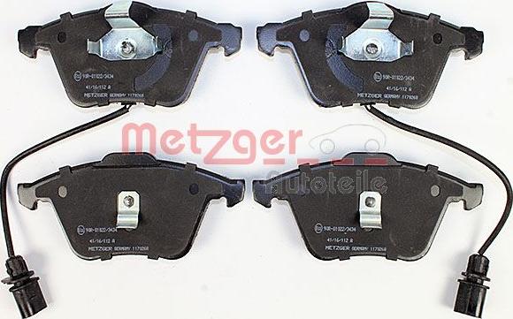 Metzger 1170268 - Гальмівні колодки, дискові гальма autozip.com.ua