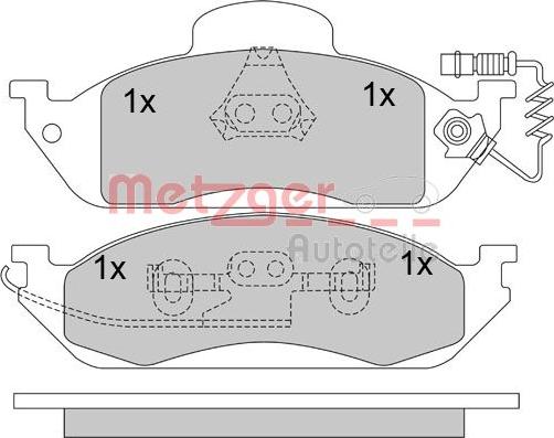 BENDIX BPD1942 - Гальмівні колодки, дискові гальма autozip.com.ua