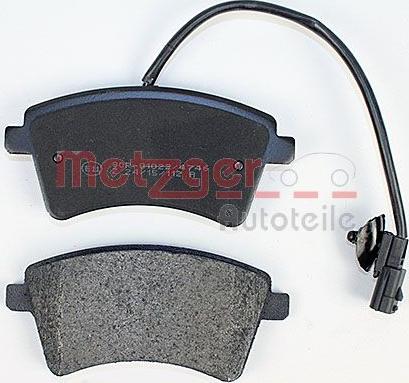 Metzger 1170776 - Гальмівні колодки, дискові гальма autozip.com.ua
