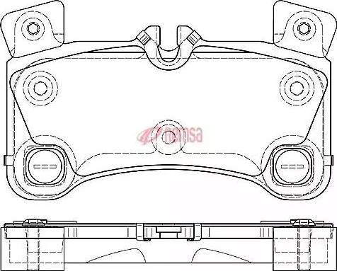 Metzger 1170775 - Гальмівні колодки, дискові гальма autozip.com.ua