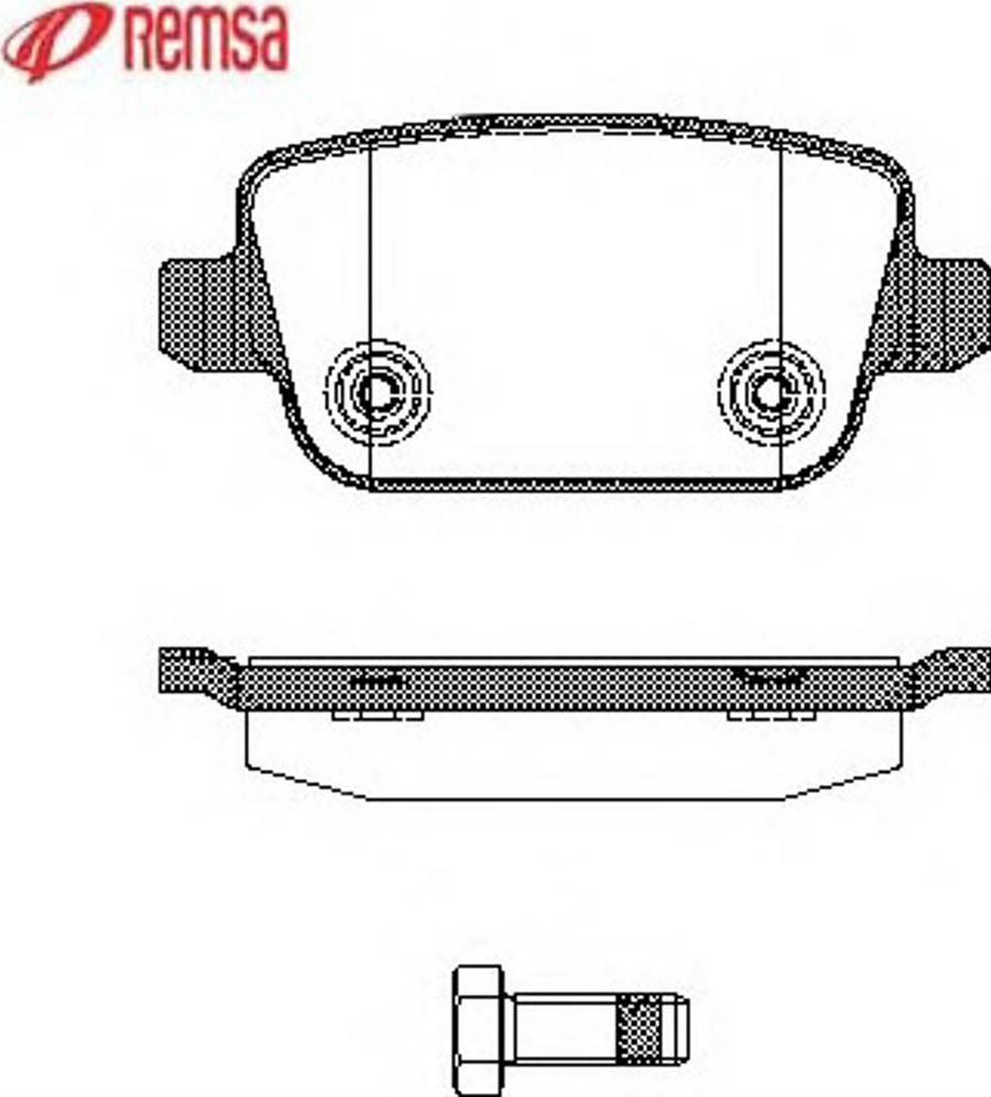 Metzger 1256.00 - Гальмівні колодки, дискові гальма autozip.com.ua