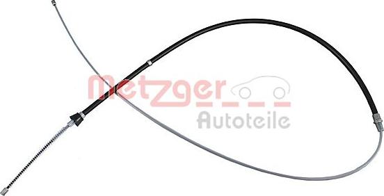 Metzger 1.VK029 - Трос, гальмівна система autozip.com.ua