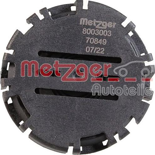 Metzger 8003003 - Клапан підтримки тиску масла autozip.com.ua