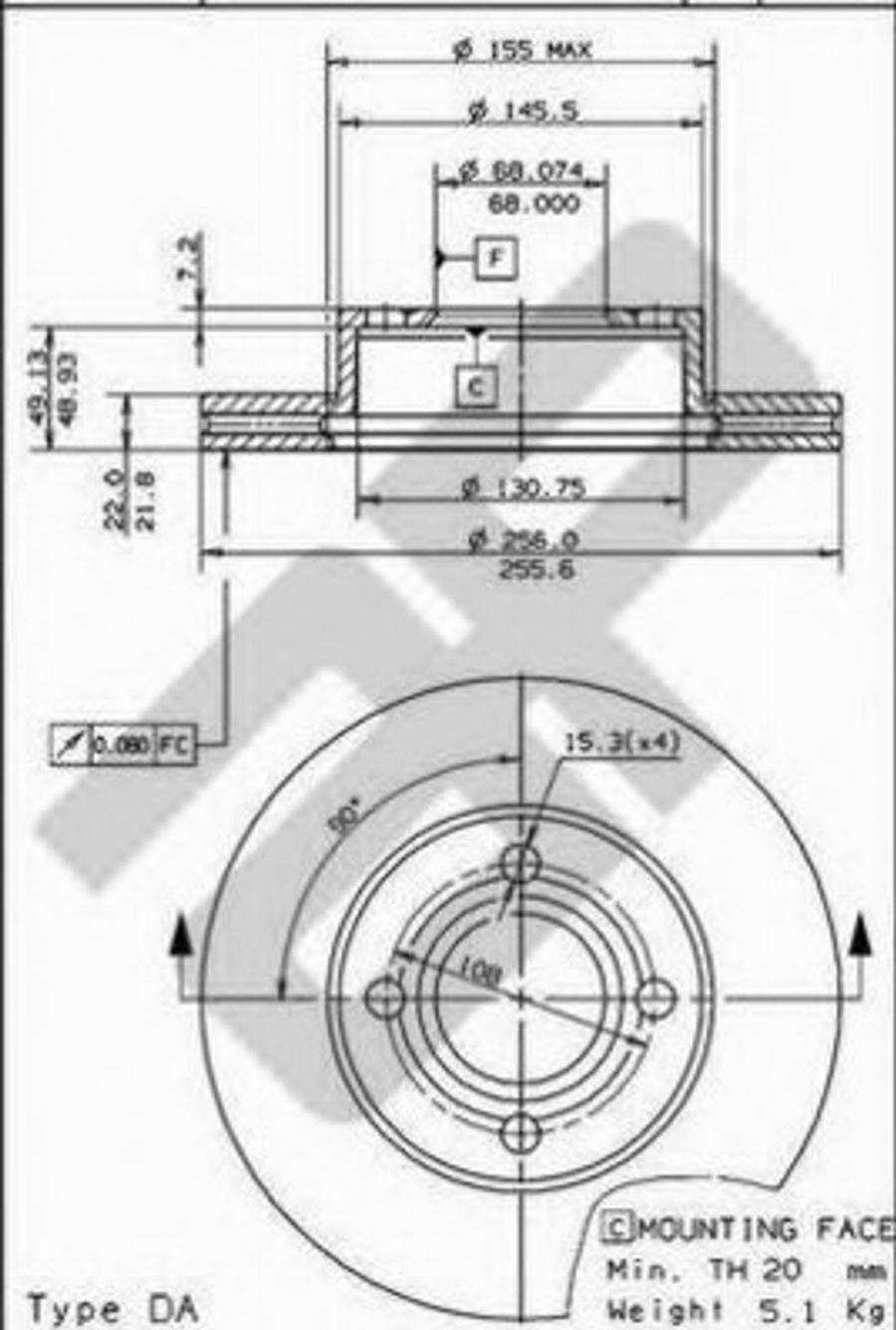 Metzger 24441 - Гальмівний диск autozip.com.ua