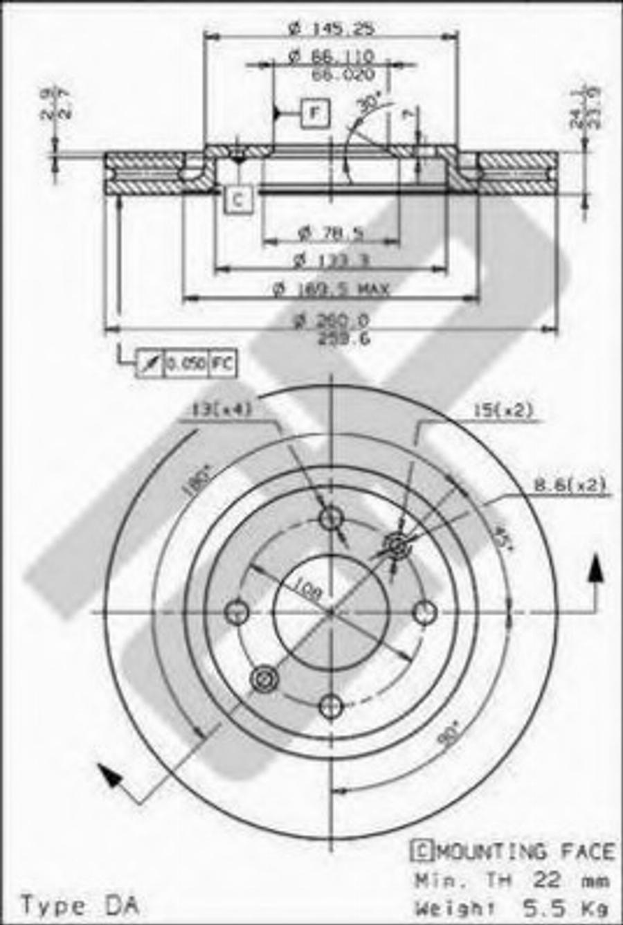 Metzger 24648 - Гальмівний диск autozip.com.ua