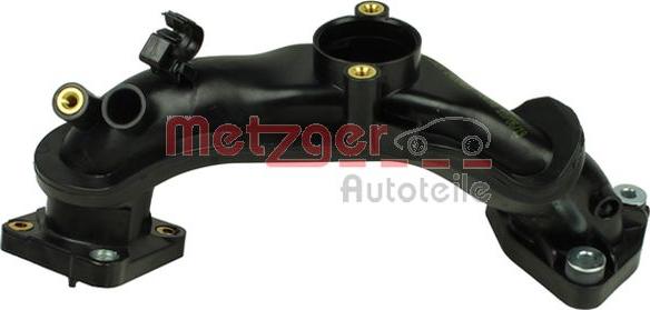 Metzger 2400413 - Впускная труба, підведення повітря autozip.com.ua