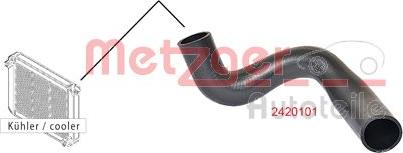 Metzger 2420101 - Шланг радіатора autozip.com.ua