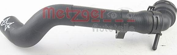 Metzger 2420751 - Шланг радіатора autozip.com.ua