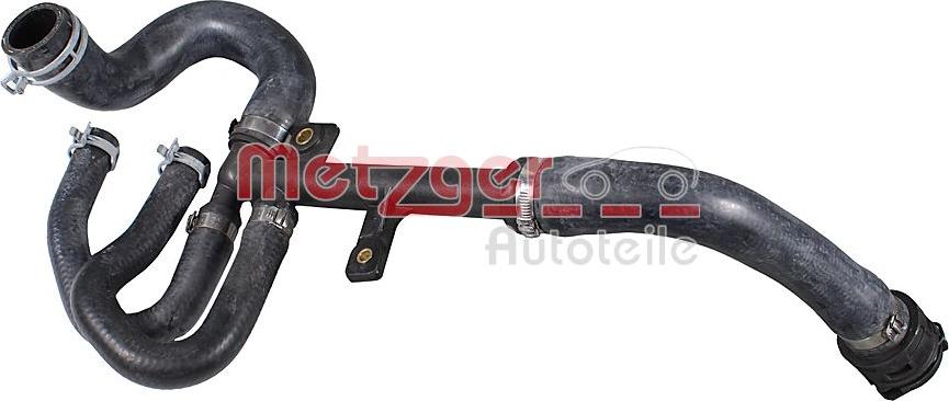 Metzger 2421661 - Шланг радіатора autozip.com.ua