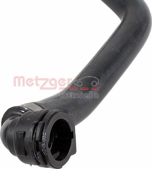 Metzger 2421845 - Шланг радіатора autozip.com.ua