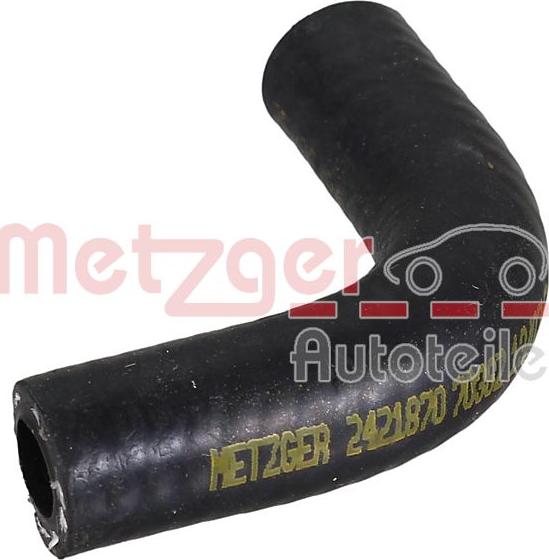 Metzger 2421870 - Шланг радіатора autozip.com.ua