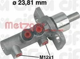 Metzger 202-260 - Головний гальмівний циліндр autozip.com.ua