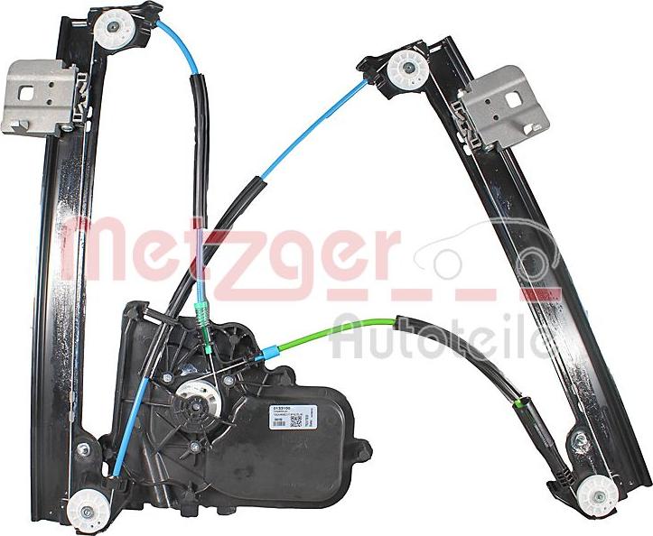 Metzger 2160802 - Підйомний пристрій для вікон autozip.com.ua